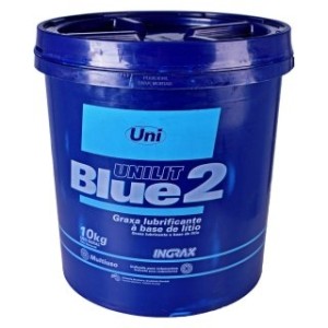 (BDE 10KG) INGRAX UNILIT BLUE GRAXA AZUL  NLGI-2 - SUPORTA ATÉ 195ºC