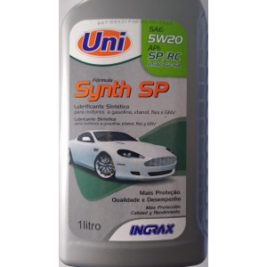 (LITRO) INGRAX UNI SYNTH 5W20 SP/RC  SINTETICO