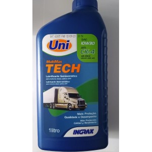(LITRO) INGRAX MULTIMAX TECH 10W30 CK-4 SEMISSINTÉTICO DIESEL (DPF)