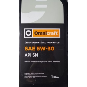 OMNICRAFT MOTORCRAFT 5W30 SN SEMI (LITRO) ORIGINAL FORD